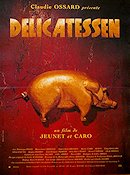 Delikatessen 1991 poster Dominique Jeunet Caro Jean-Pierre Jeunet
