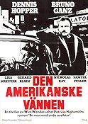 Den amerikanske vännen 1977 poster Dennis Hopper Bruno Ganz Wim Wenders