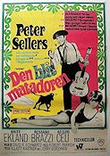 Den blå matadoren 1967 poster Peter Sellers Britt Ekland