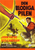 Den blodiga pilen 1955 poster John Payne Faith Domergue Rod Cameron