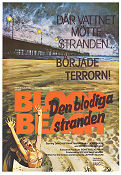 Den blodiga stranden 1980 poster David Huffman Marianna Hill Burt Young Jeffrey Bloomm Strand