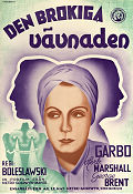 Den brokiga vävnaden 1934 poster Greta Garbo Herbert Marshall Richard Boleslawski