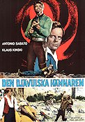 Den djävulska hämnaren 1969 poster Klaus Kinski Antonio Sabato