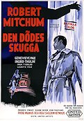 Den dödes skugga 1958 poster Robert Mitchum