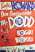 Den fantastiske Mr Dodd 1937 poster Leslie Howard Humphrey Bogart Joan Blondell