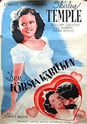 Den första kärleken 1942 poster Shirley Temple Eric Rohman art