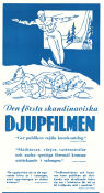 Den första skandinaviska djupfilmen 1950 poster 3-D Dokumentärer Vintersport