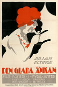 Den glada änkan 1918 poster Julian Eltinge Florence Vidor William C de Mille