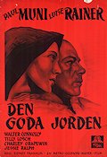 Den goda jorden 1937 poster Paul Muni Luise Rainer