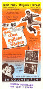 Den gyllene värjan 1948 poster Larry Parks Marguerite Chapman Henry Levin Äventyr matinée