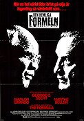 Den hemliga formeln 1980 poster Marlon Brando George C Scott Marthe Keller John G Avildsen