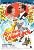 Den kära familjen 1962 poster Jarl Kulle