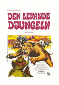 Den levande djungeln 1964 poster Michael Rye Ronald E Shanin Katter Dokumentärer Hitta mer: Africa