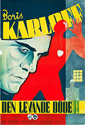 Den levande döde 1936 poster Boris Karloff