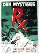 Den mystiske RX 1942 poster Patric Knowles Anne Gwynne
