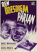 Den ödesdigra pärlan 1944 poster Basil Rathbone Nigel Bruce Hitta mer: Sherlock Holmes