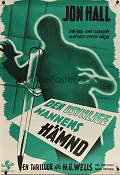Den osynlige mannens hämnd 1944 poster Jon Hall Ford Beebe