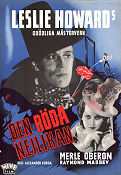 Den röda nejlikan 1934 poster Leslie Howard Merle Oberon Raymond Massey Harold Young