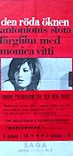 Den röda öknen 1965 poster Monica Vitti Michelangelo Antonioni