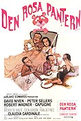 Den Rosa Pantern 1963 poster Peter Sellers David Niven Claudia Cardinale Robert Wagner Blake Edwards Affischkonstnär: Jack Rickard Hitta mer: Pink Panther