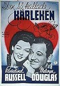 Den så kallade kärleken 1941 poster Rosalind Russell Melvyn Douglas