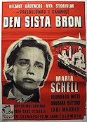 Den sista bron 1954 poster Maria Schell Broar