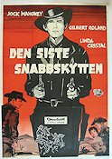 Den siste snabbskytten 1958 poster Jock Mahoney Gilbert Roland Linda Cristal George Sherman