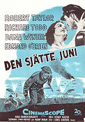 Den sjätte juni 1956 poster Robert Taylor Richard Todd Dana Wynter Henry Koster Krig