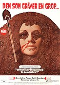 Den som gräver en grop 1971 poster Geraldine Page