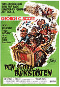 Den stora bankstöten 1974 poster George C Scott Joanna Cassidy Sorrell Booke Gower Champion Affischkonstnär: Jack Davis Poliser