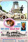 Den stora kapplöpningen 1965 poster Tony Curtis Natalie Wood Jack Lemmon Blake Edwards Bilar och racing