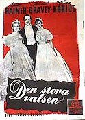 Den stora valsen 1939 poster Luise Rainer Fernand Gravey Dans