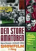 Den store amatören 1958 poster Martin Ljung Yngve Gamlin Povel Ramel Sven-Eric Gamble Hasse Ekman Hitta mer: Knäppupp