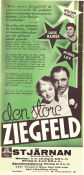 Den store Ziegfeld 1936 poster William Powell Myrna Loy Luise Rainer Robert Z Leonard Musikaler