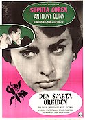 Den svarta orkidén 1959 poster Sophia Loren Anthony Quinn