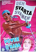 Den svarta svanen 1943 poster Tyrone Power Maureen O´Hara Henry King Äventyr matinée