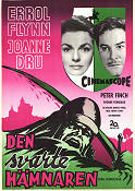 Den svarte hämnaren 1955 poster Errol Flynn Joanne Dru