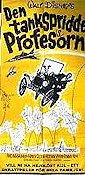 Den tankspridde professorn 1961 poster Fred MacMurray Nancy Olson Keenan Wynn Robert Stevenson Bilar och racing