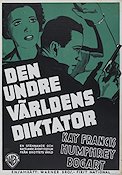 Den undre världens diktator 1939 poster Humphrey Bogart Kay Francis