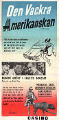 Den vackra amerikanskan 1961 poster Alfred Adam Colette Brosset Robert Burnier Robert Dhéry Bilar och racing