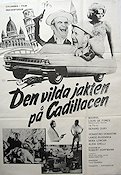 Den vilda jakten på Cadillacen 1965 poster Louis de Funes Bourvil Venantino Venantini Gérard Oury Bilar och racing