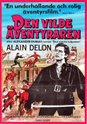 Den vilde äventyraren 1964 poster Alain Delon Christian-Jaque