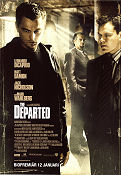 The Departed 2006 poster Leonardo DiCaprio Matt Damon Jack Nicholson Mark Wahlberg Martin Scorsese Maffia