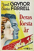 Deras första år 1932 poster Janet Gaynor Charles Farrell