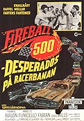 Desperados på racerbanan 1966 poster Frankie Avalon Fabian Bilar och racing