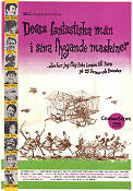 Dessa fantastiska män i sina flygande maskiner 1965 poster Stuart Whitman Sarah Miles Terry-Thomas Ken Annakin Flyg