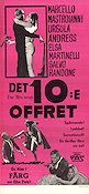 Det 10e offret 1965 poster Ursula Andress Marcello Mastroianni Elsa Martinelli Elio Petri