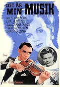 Det är min musik 1942 poster Nils Kihlberg Eva Henning