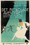 Det beslöjade äventyret 1919 poster Harrison Ford Constance Talmadge Walter Edwards