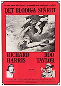 Det blodiga spåret 1973 poster Richard Harris Rod Taylor Al Lettieri Barry Shear